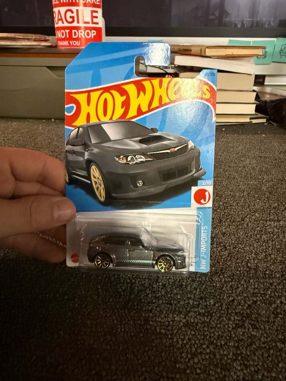 Hot Wheels Subaru WRX STI J-Imports Gray